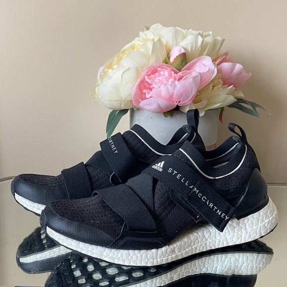 adidas Shoes - Adidas Stella McCartney Black and White Athletic Shoes